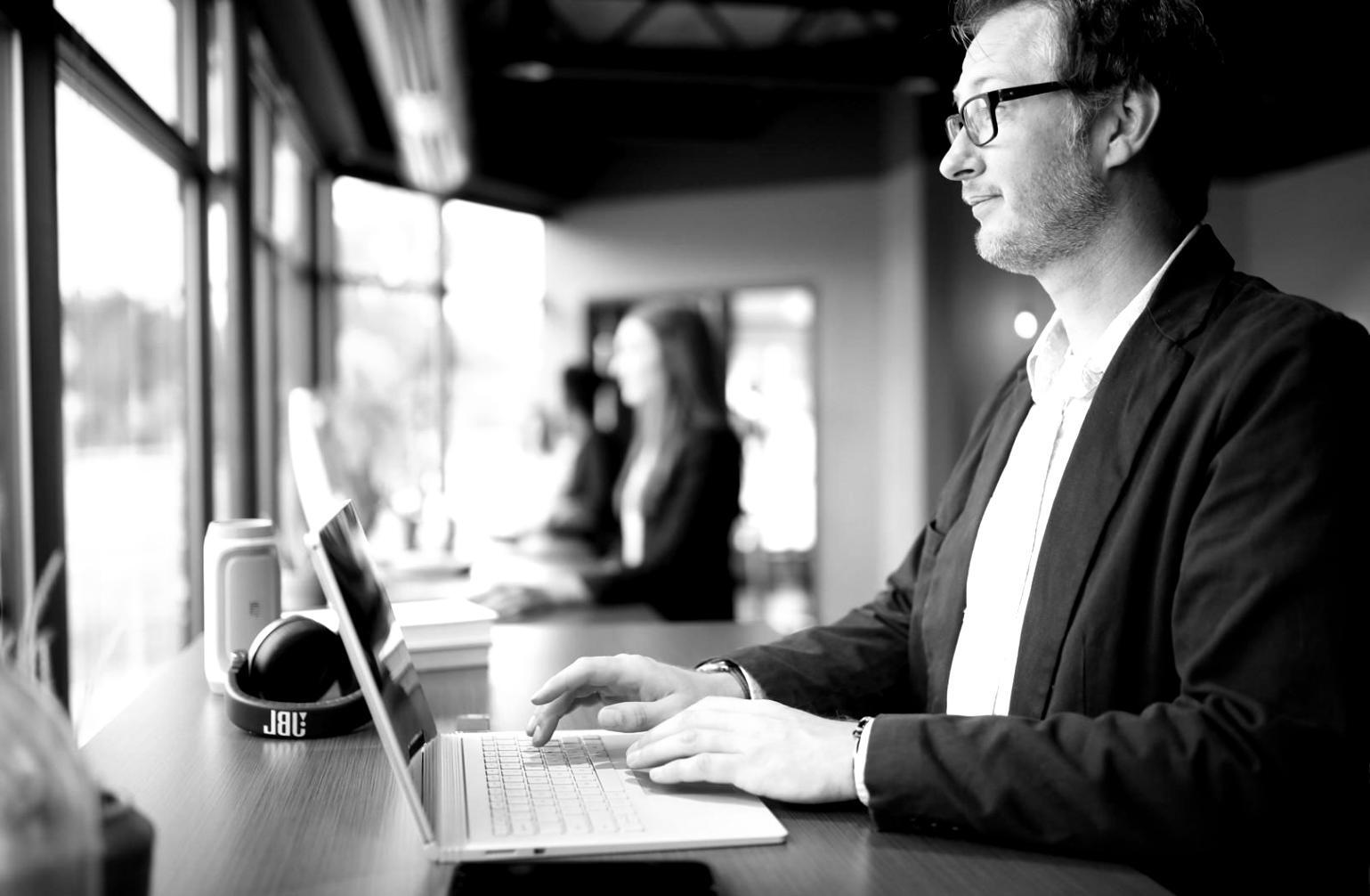 Financial planning workspace with documents